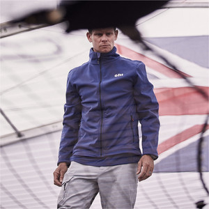 2022 Gill Heren Race Softshell Jas RS39 - Donkerblauw